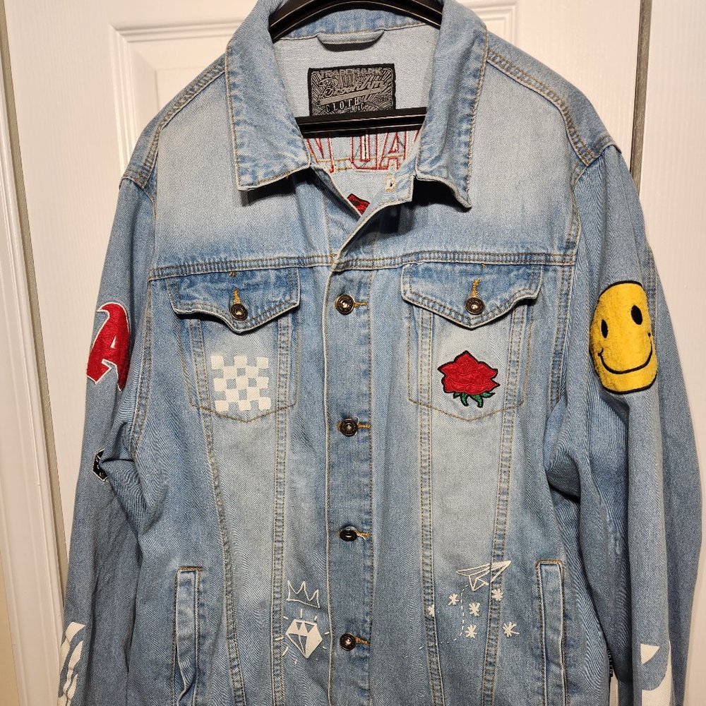 Brooklyn Cloth MFG.CO Light Blue Jean Jacket Women (XL)